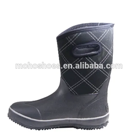 Fashion Girls Neoprene Boots,Half Insulated Neoprene Boots for Women