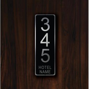 Custom Number Plate Modern Apartment Numbers