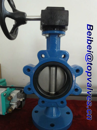 Lug type wafer butterfly valve for water