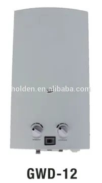 GWD-12 Powder coated steel Housing Material and Instant gas geyser india