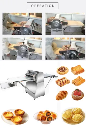 Mini Manual Patisserie Boulanger Laminador Laminoir 520 - 220V Dough Sheeter Machine
