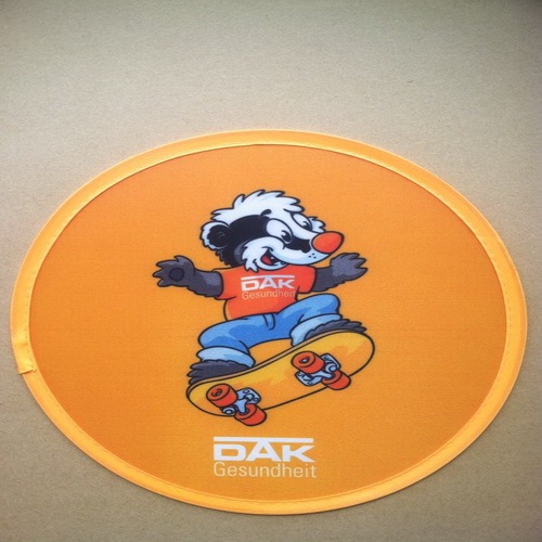 Promosi Polyester kartun Frisbee dicetak