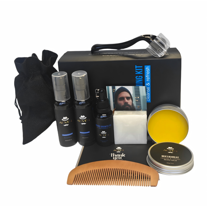 Presente do conjunto de barba do conjunto de 8 peças