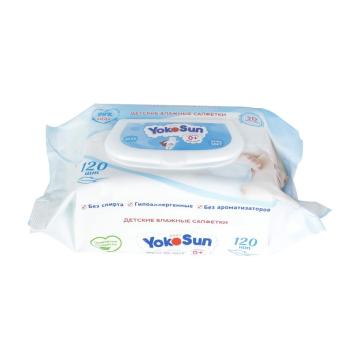 Biodegradable Wipes Made of 100% Cotton for Babies