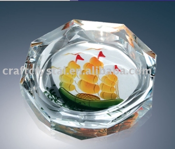 crystal ashtray