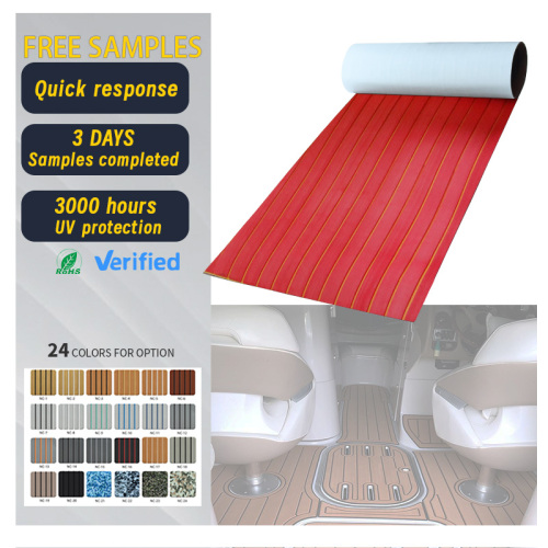 Melors Faux Teak Marine Mat Non Slip EVA Foam Boat Flooring