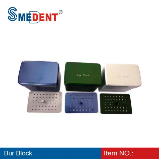 Dental Burs Holder/Dental Clinic Products/Aluminum bur block