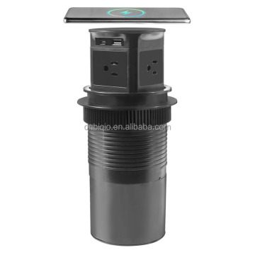 Biqio Automatic Pop-up Power Outlet with Wireless Charging