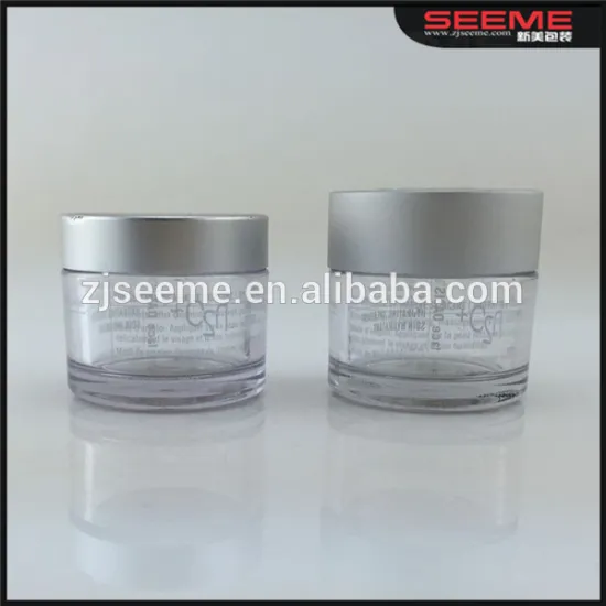 cheap plastic jars screw lid 50g