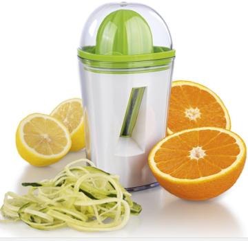 New 2 in 1 manual Spiralizer Spiral Vegetable slicer and Juice squeezer