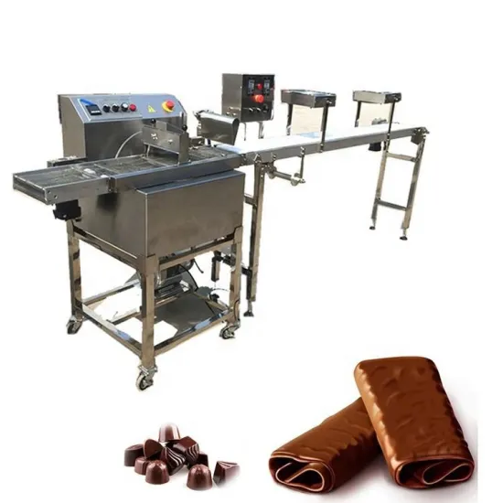 Automatic Mini Chocolate Covering Machine with Cooling Tunnel