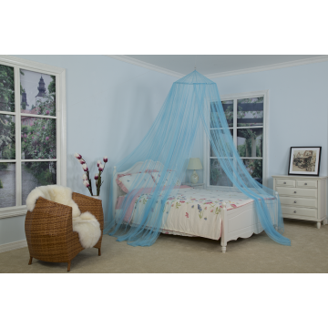 Blue Adult Bedroom Hanging Mosquito Net