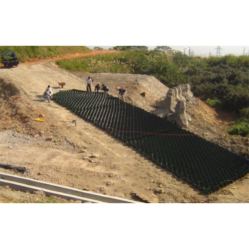 Medro de retención de plástico Road HDPE Geosintético Geocell