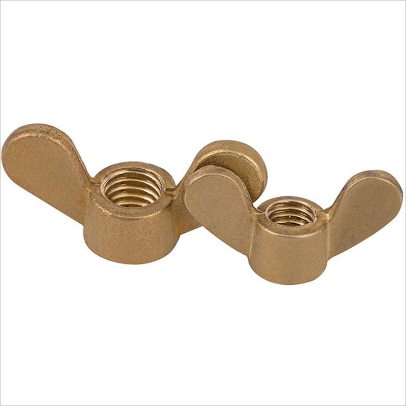 Butterfly Nut Hand Tighten Wing Nuts Brass