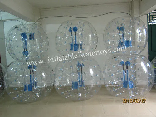 0.8mm Thickness High Quality Tpu Custom Made Inflatable Bumper Ball In Snow Field