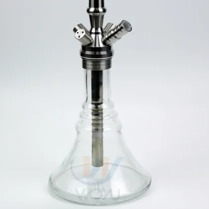 New design shishabar SS hookahs smoke pipe narguile stainless steel hookah shisha