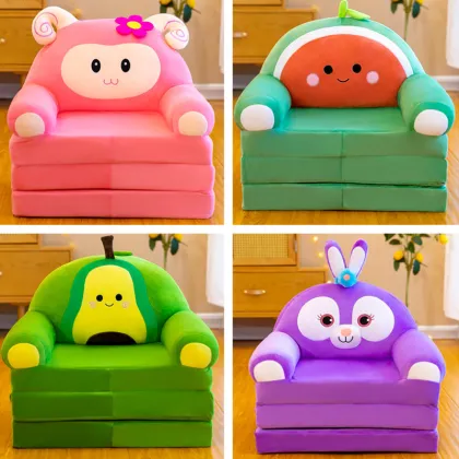 Customized Plush Toy Sofa - Cartoon Folding Sofa for Children