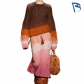 kg-60 Set Knit Coklat & Oren Patchwork