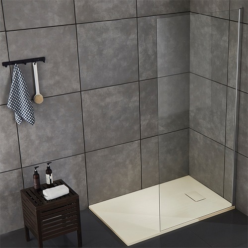 With Long Drainage Shower Tray