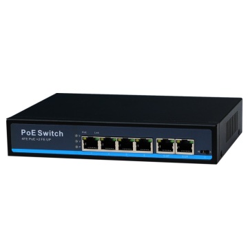 6Ports 10/100Mbps Network PoE Switch with Built-in Power