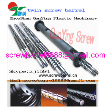 Foglio di plastica estrusore macchina doppia vite parallele canna Cincinnati tipo Twin parallelo vite barile