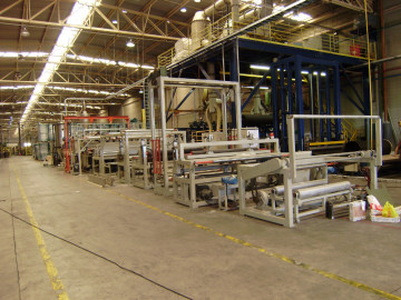 2-4m width plastic 3d net extruder