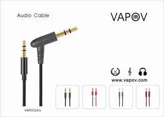 unique shaped Audio cable for andorid apple black berry and