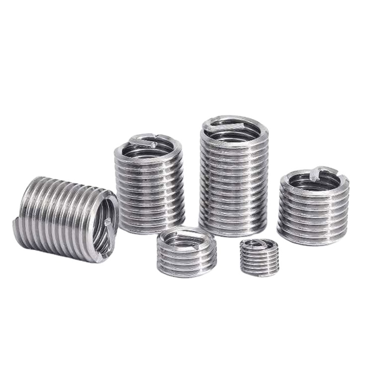 M3*0.5-2.5D Standard Coils Thread Insert Fasteners Steel Stainless Steel Aluminum Plastic Custom Size Screws Metric Carton