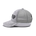 5 Panel Grau Wildleder -Truckerdeckel