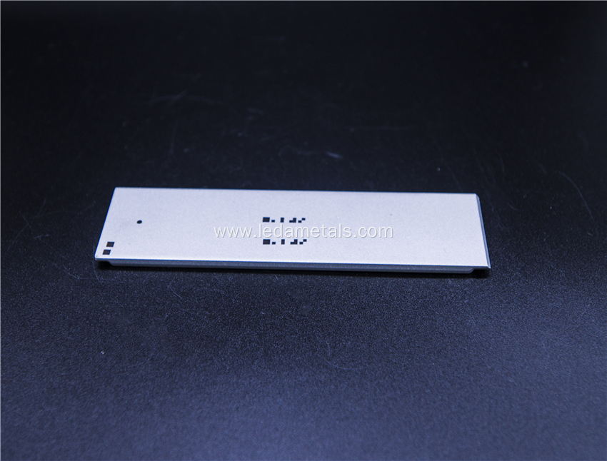 CNC Machined Sandblasting Front Panel CNC Machining Part