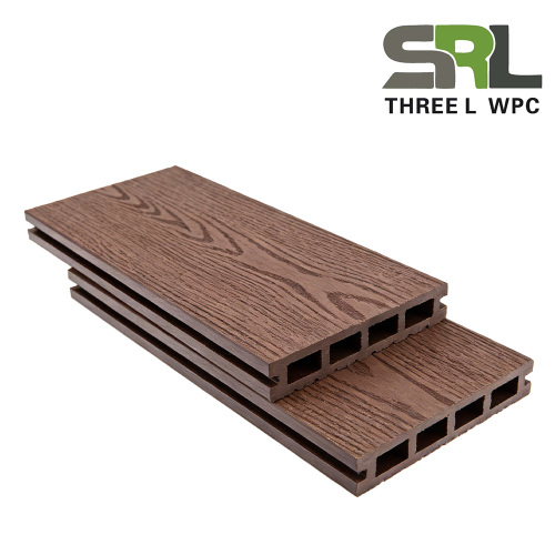 SRL-DEK 140x23mm Kaymaz İçi Boş WPC Zemin Kaplaması