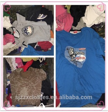 used clothing in bales used men's T-shirt for Africa