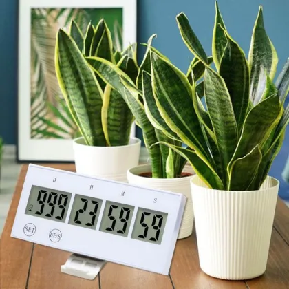 CHEETIE CP144 DIY White Wedding LCD Home Smart Count Up or Count Down Digital 999 Day Timer