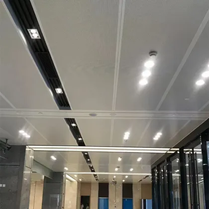 Aluminum integrated steel ceiling
