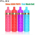 Filex Shine 6000 Puffs Carregável