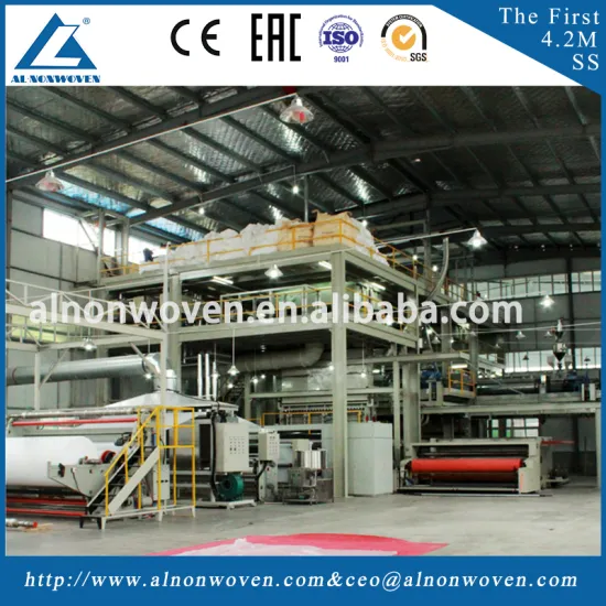 Full automatic 2.4m SS PP nonwoven fabric making machine with great price