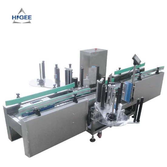 HIGEE Flat Bottle Labeling Machine | Jerrycan Labeling Machine | Double Side