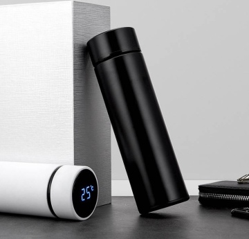 Niestandardowe logo Smart Steel Smart Thermos Cup z wyświetlaczem temperatury