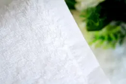 100% cotton hotel and home use white satin drill bath towel