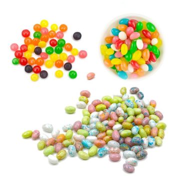 Wholesale OEM Custom Assorted Rainbow Jelly Gummies Soft Chewy Fruit Candies