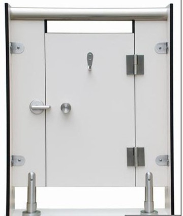 SS toilet partitions