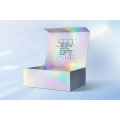 Custom Silver Holographic Paper Magnet Packaging Box