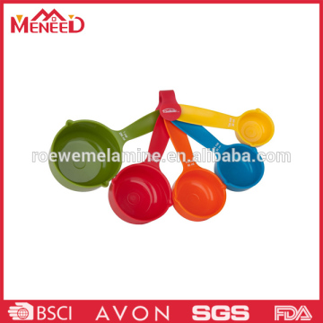 Colorful melamine plastic measuring spoon