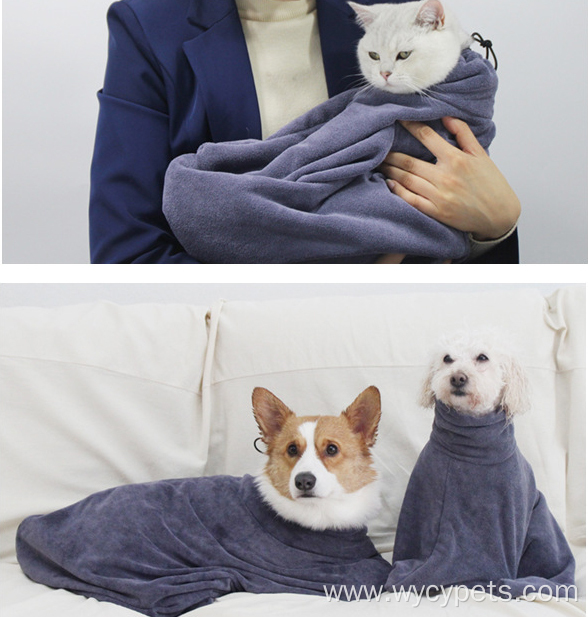 Quick Drying Super Absorbent Pet Bathrobe