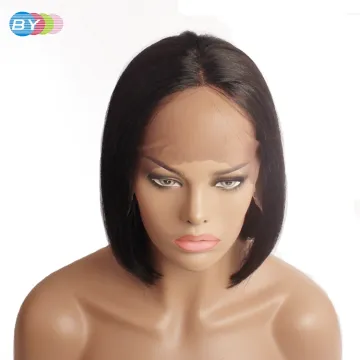 Glueless Front Full Lace Wig Full Lace Human Hair Wig for Black Wholesale Virgin 100% Cheap Short Brazilian Hd Natural Women