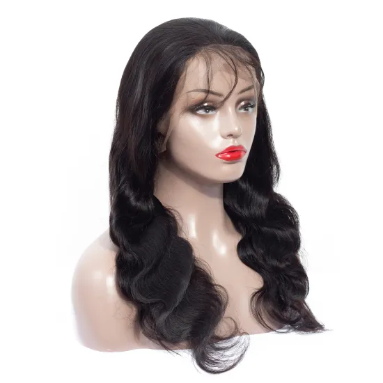 10A Quality Virgin Hair Body Wave Brazilian Frontal Wig Human Hair Wig Lace Front Virgin Cuticle Aligned 360 Human Hair Wig