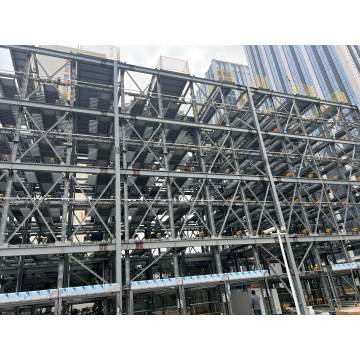 Advanced 8-layer vertical lifting multi-column linkage