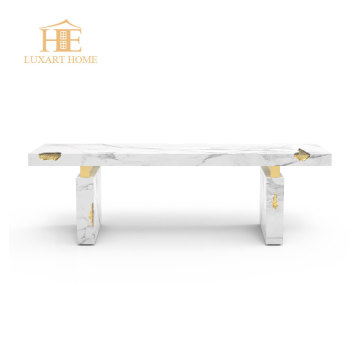 Luxury Modern Carrara White Marble Round Dining Table