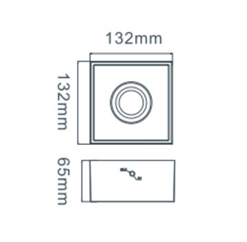 Quick Installation Surface Mounted Led Downlight