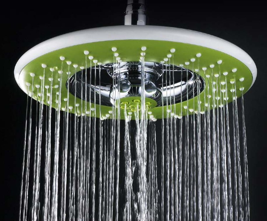 Yağış duş başlığı ile yüksek kaliteli Ayarlanabilir Yuvarlak Banyo el duşu seti